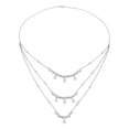 thumbnail image 1 of Majesty Diamonds MDR210027 Collier Rond à Trois Rangées en Diamant 2.5 CTW en Or Blanc 14K, 1 of 1