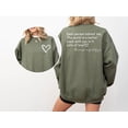 thumbnail image 2 of Dear Person Behind Me Sweatshirt, To The Person Behind Me Sweater, Inspiring Sweatshirt - Sizes S-5XL ,Art Print JSC, 2 of 5