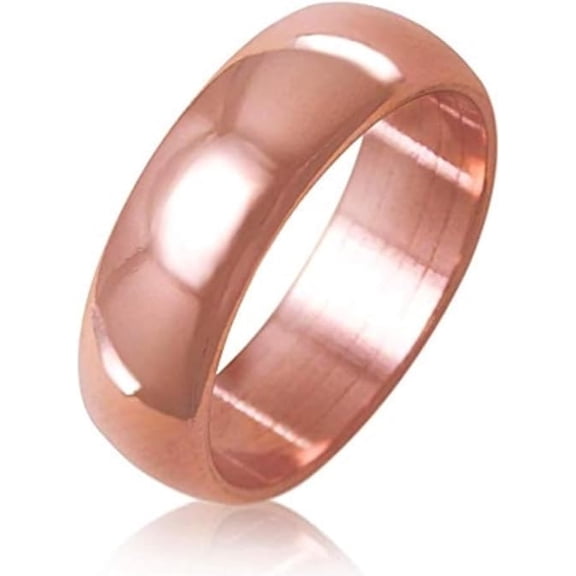 Handmade Solid Copper Ring for Women and Men Statement Band Jewelry Unique Gift Idea Adjustable Artisan Crafted size 9