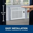 thumbnail image 2 of GE 5,000 BTU Window Air Conditioner, Cools up to 150 Sq ft, Easy Install Kit & Remote Included, 115V, 2 of 7