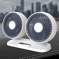 thumbnail image 3 of TIMIFIS Electric Fan Car Mounted Fan Strong USB Interface Independent Disjunctor Fan Quiet for Both Home and Car Other Exterior Accessories, 3 of 6