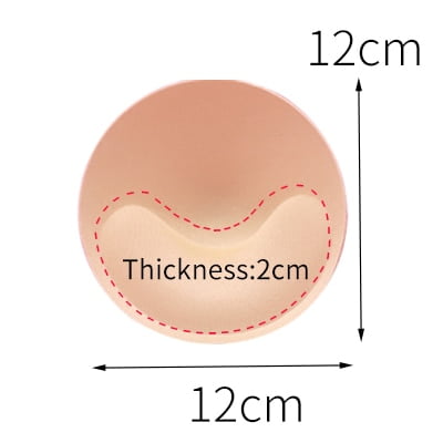 2 uds 1 par de inserciones de esponja en sujetador acolchado para traje de baño sujetador de realce para el pecho almohadillas de parche para el pecho accesorios íntimos para mujeres Tan Jianjun unisex