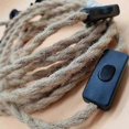 thumbnail image 2 of Pendant Lamp with Switch and Socket Industrial Vintage Chandelier 3 Lights E27 Pendant Lamp DIY Hemp Rope Retro Style Lighting Accessories, 2 of 5