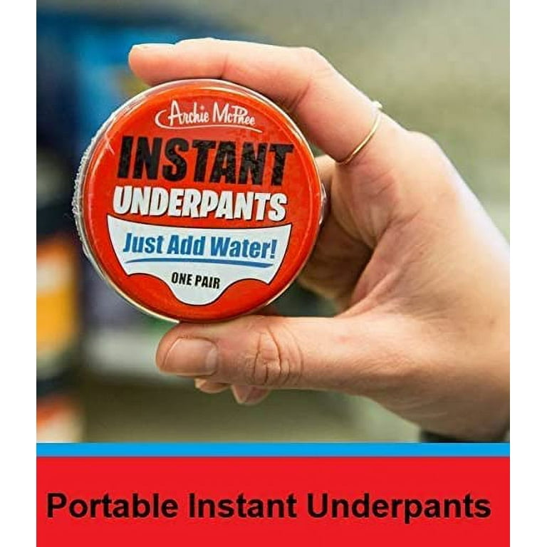 Instant Underpants 2pcs Tin Can  Compressed Disposable Unisex