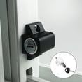 thumbnail image 2 of MasteelfCA Window Safety Stopper Lock Adjustable Sliding Door Window Security Lock with Key, 2 of 9