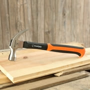 GreatNeck Fiberglass Curved Claw Steel Hammer with Fiberglass Handle, 16 oz