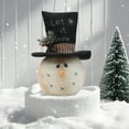 thumbnail image 5 of Wholesale karymi Cloth Snowman Christmas Decoration 10.6x5.9x5.9in Desktop Doll with Branches Hat Ornament for Holiday Display Christmas Decor Wholesale Tailgating, 5 of 6