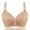 Beige, variant on Summer Savings Clearance 2023! TAGOLD Plus Size Bra for Womens,Womens Solid Lace Lingerie Bras Plus Size Underwear Bralette Bras Comfortable Bra