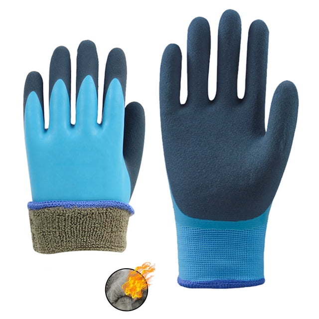Thermal Insulated Winter Work Gloves for Men and Women, Waterproof Windproof Cold Weather Gloves with Grip,Warm Gloves for Snow Shoveling, Gardening, Outdoor Activities, Ice Handling, Yard Work