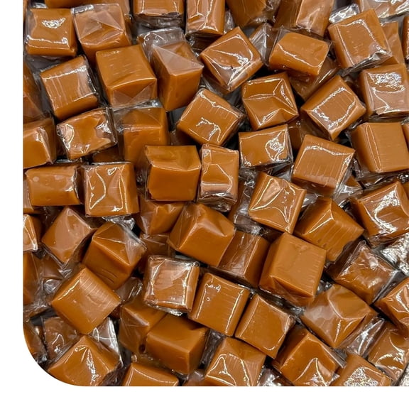 Sea Salt Caramel Cubes Candy, Individually Wrapped, 2-Pound Pack (About 150 Count)
