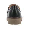 thumbnail image 3 of Journee Womens Jessamey Treaded Outsole Loafer, Widths Available, 3 of 9