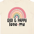 thumbnail image 4 of Inktastic Gigi and Pappy Love Me Grandchild Rainbow Girls Toddler T-Shirt, 4 of 5
