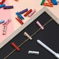 thumbnail image 6 of Incraftables 100 Mini Wooden Clothespins – 1" Colored Craft Clips for Photos, Card, & DIY Decorations - Natural Birch pins for Artwork, Laundry, Scrapbooking & More, 6 of 10