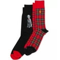 thumbnail image 2 of Polo Ralph Lauren Men's 2-Pack Dalmatian Crew Socks, Multicolor Size 6-12.6, 2 of 4