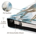thumbnail image 4 of PU Leather Photo Album with Self-Adhesive Pages Scrapbook DIY Picture Holds 20+ Sheets Beautiful Watercolor Deer, 4 of 9