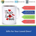 thumbnail image 2 of Mug, Ceramic Coffee Mugs, For Wives, Girlfriends, Iil' Miss Love Bug, Ceramic Novelty Coffee Mug, Tea Cup, Gift Present For Birthday, Christmas Thanksgiving, 2 of 2