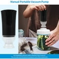 thumbnail image 3 of OUSITAID 10Pcs Bocal Vide Scellant Kit Mason Bocal sous Vide Scellant avec Pompe à Vide Bouche Résistant aux Taches Alimentaire Scellant sous Vide avec Large Bouche Régulière pour Cuisine Mason Bocal, 3 of 8
