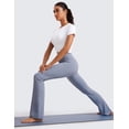 thumbnail image 3 of CRZ YOGA Seamless Crop Workout Tops for Women Athletic Running Gym Yoga Short Sleeve Shirts Basic, 3 of 5