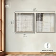 thumbnail image 5 of Neutral Luxe Harmony Set Shadowbox Boho Wall Decor by Art Remedy, Blonde Frame, 40 x 40, 5 of 6