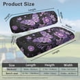 thumbnail image 3 of Psesaysky Breathable Universal Seat Covers for Ezgo Club Car Seats Golf Cart Purple Butterfly Floral Print Golf Front and Back Seat Cushion Cover Fit Like a Glove, 3 of 8
