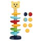 thumbnail image 2 of Fiudx Ofertas flash del día Bloques de construcción para niños, torre, pista, sonajeros giratorios, juguetes educativos, 2 of 7