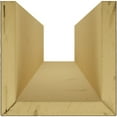 thumbnail image 6 of Ekena Millwork 12"W x 10"H x 20'L 3-Sided (U-beam) Sandblasted Endurathane Faux Wood Ceiling Beam, Natural Ash, 6 of 12