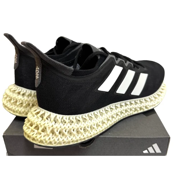 adidas 4D Black Sneakers 3 Stripes Logo Performance Trainers Men Running Shoes