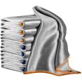 thumbnail image 1 of czcpp-Glass Microfiber Cleaning Cloths Streak Free Miracle Towel for Kitchen Window Stainless Steel Mirror Dish Lint Free Silver Polishing Rags, 40 x 30 cm, 8 Pack, 1 of 4