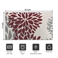 thumbnail image 5 of Bohemian Retro Floral Non-Slip Entryway Door Mat,Boho Indoor Decor Durable Low Plush Door Mat,Washable Welcome Rug for Patio Hallway Home Decor 17x30 Inches, 5 of 6
