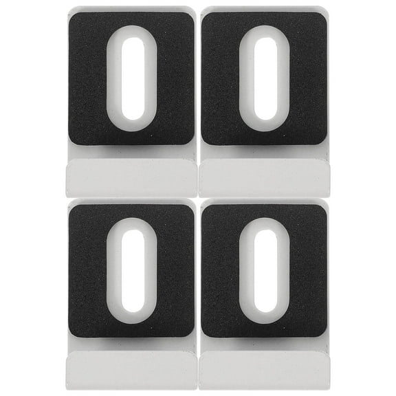 HOMEMAXS 4pcs Mirror Brackets Mirror Holder Clips Wall Mirror Mounting Brackets Wall Mount Mirror Holder Clips Heavy Duty Stainless Steel Brackets