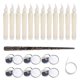 thumbnail image 5 of Velas eléctricas LED de 6,69 pulgadas con varita, decoración navideña remota, portátil, 12 Uds., 5 of 9