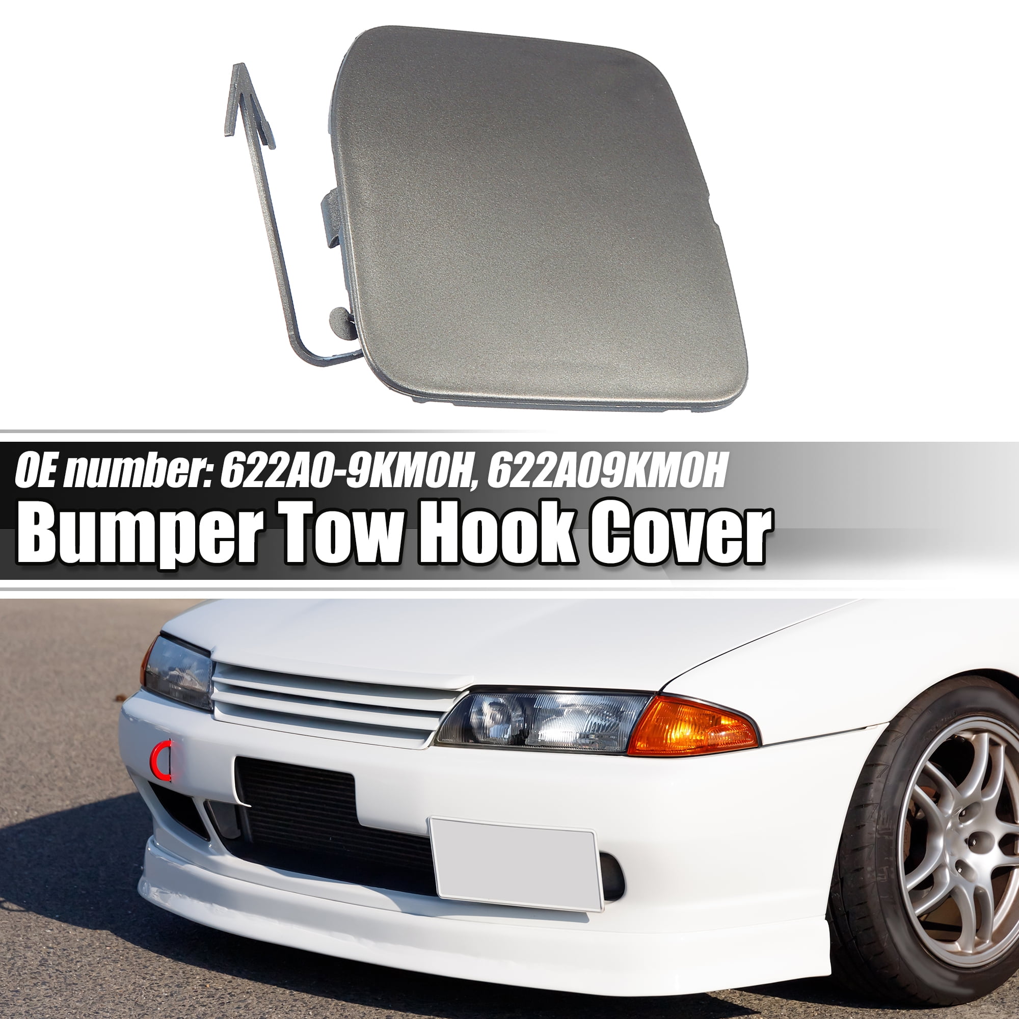 Front Bumper Tow Hook Hole Cover For Nissan Versa 2015-2019 – OEM Replacement 622A0-9KM0H