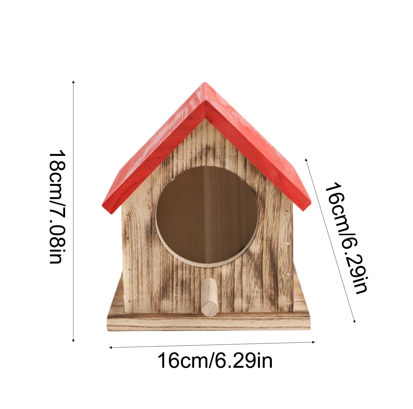 Viflosae Window Bird Feeder Window Bird Feeder Bird House Frame Wooden Bird Nests Courtyard Hanging Mini Bird Nests Outdoor Bird House Bird Feeder forest Garden Decoration