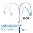 thumbnail image 3 of Adust Reading Lights for Books in Bed, Bedside Reading Lamp, RV Boat Reading, DC 5V-240V 3W LED Touch Dimmable Brightness Wall Mount Lamp, Adjustable Colour Temperature, 3000k, 4000k, 6000k(Silver), 3 of 6