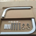 thumbnail image 3 of 90 Degrees Projector Screen Wall Mount L-Brackets Projection Screen Hanger Adjustable Mount for HD Projector Screens, 3 of 5