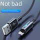 thumbnail image 2 of El cable Lightning Fish con cable de datos trenzado ligero es adecuado para teléfonos Apple Android tipo C Cable de carga Huawei 5A, 2 of 5