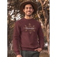thumbnail image 2 of Oktoberfest Wheat Frame Sweatshirt Men -Image by Shutterstock, Male XX-Large, 2 of 4