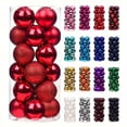 thumbnail image 2 of 24Pcs/box 6cm Christmas Balls Christmas Tree Ornament Ball Xmas Hanging Tree Pendant Home Party Decor 2025 New Year Gifts, 2 of 5