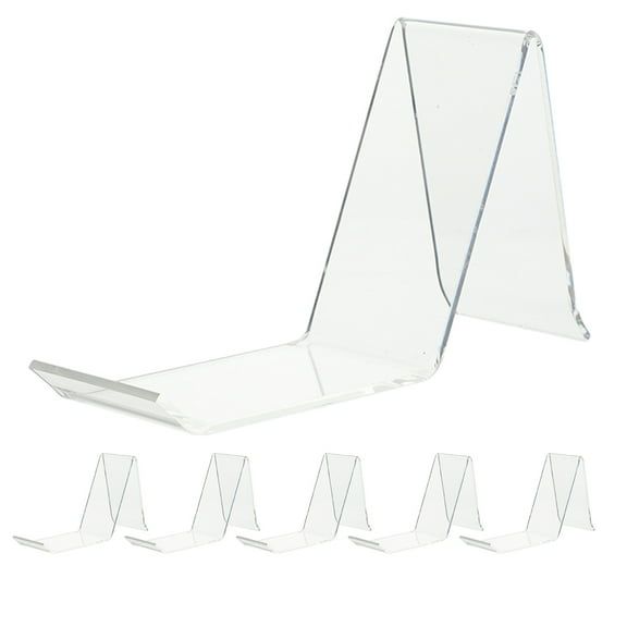 IDEANATEGRATE Display Stands Shoe Display Rack Acrylic 6Pcs