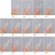 thumbnail image 2 of Uñas postizas semimate tipo ataúd, uñas artificiales, puntas de uñas postizas, puntas de uñas almendradas, 2 of 5