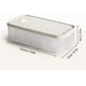 thumbnail image 4 of Caja de plástico para huevos, caja de almacenamiento de huevos, cesta de plástico para 10 huevos, caja de almacenamiento de huevos, para nevera (verde claro), 4 of 4
