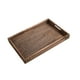 thumbnail image 4 of Bandeja de madera rústica para servir, bandejas rectangulares para comida para , bandeja práctica para sofá, multiusos 36X24X4cm, 4 of 9