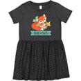 thumbnail image 3 of Inktastic Big Sis Woodland Fox Sister Girls Toddler Dress, 3 of 5