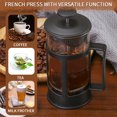 thumbnail image 4 of Aoresac French Press Coffee Maker Glass Cold Brew Heat Resistant, 4 of 6