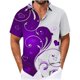 thumbnail image 1 of Ceisia Fashion Unisex Men Women Casual Short Sleeve Printed Turndown Collar Button Gift Shirt, 1 of 4