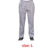 thumbnail image 4 of Chef pantalones hombres con bolsillos elásticos de la cintura holgada cocinar pantalón camarero uniforme amigable para la piel ropa para restaurante Hotel Cafe Cocina L Houndstooth Advancent HA012102-06, 4 of 6