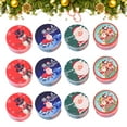 thumbnail image 2 of 12 Pcs Christmas Candy Box Multifunctional Round Shape Storage Organizer Biscuit Container for Party Dinner Event Festival, 2 of 6