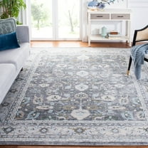 Safavieh History Gerard Oriental Area Rug, Light Gray/Dark Gray, 6'7" x 6'7" Square