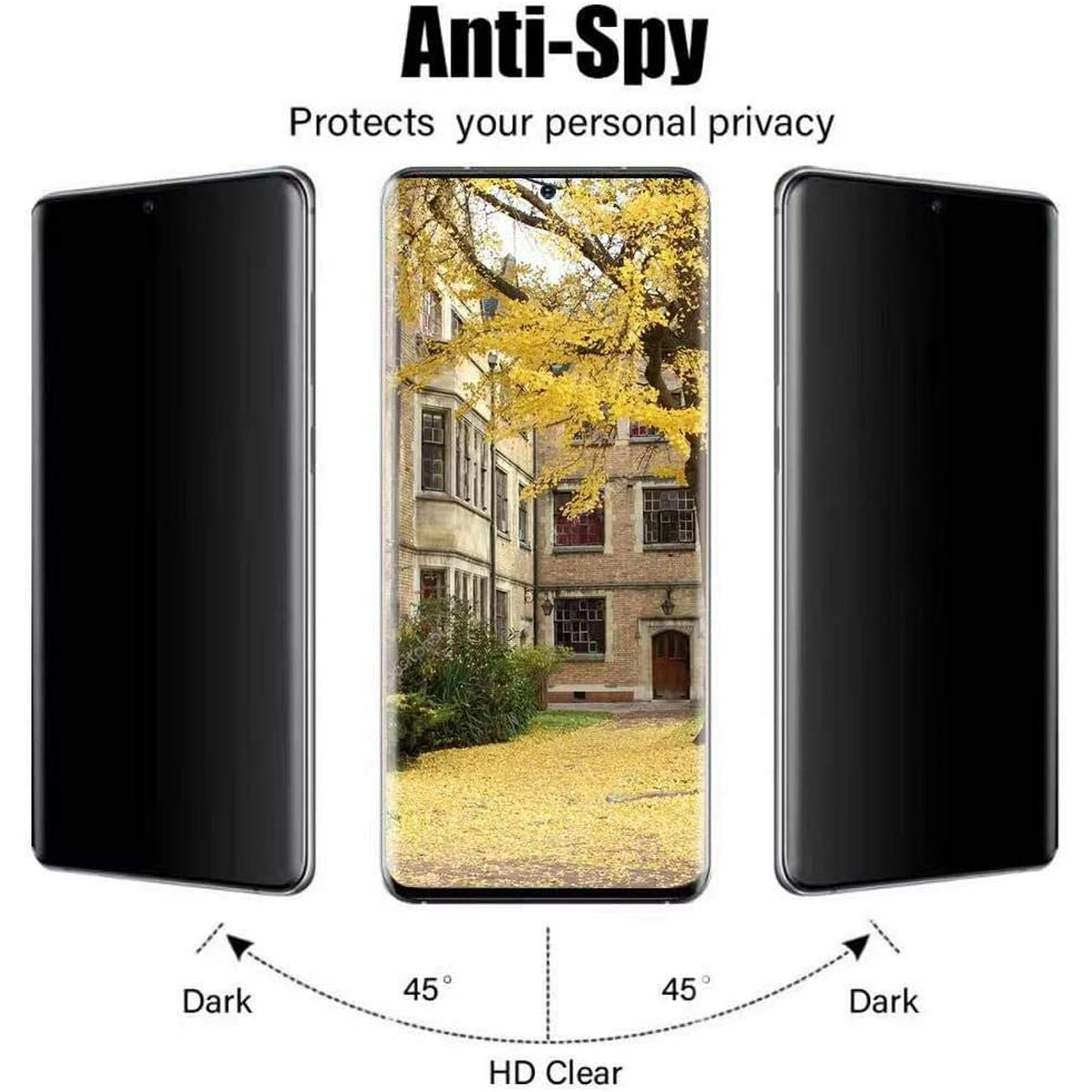 Anti Spy 3d Camera S10 1+2-Pack] Galaxy S10 Privacy Tempered Glass