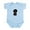 Sky Blue, variant on CafePress - Poodle Pup (Blk) Infant Bodysuit - Baby Light Bodysuit, Size Newborn - 24 Months